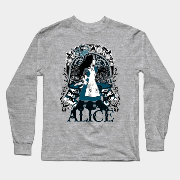 The Madness of Alice Long Sleeve T-Shirt by savagesparrow